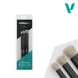 [ ส่งฟรี 🔥 ] วาเลโฮ พู่กัน Vallejo Hobby Brushes พู่กันระบายสี มีหลายแบบให้เลือก (แบบ Set)