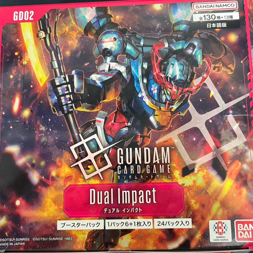 GUNDAM CARD GAME Dual Impact GD02 Sealed BOX Japanese Bandai 2025