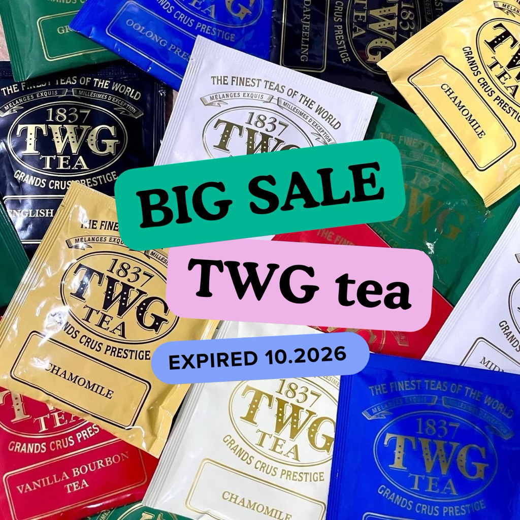 ชา TWG แบบซอง (หมดอายุ เดือน 10 ปี 2026)