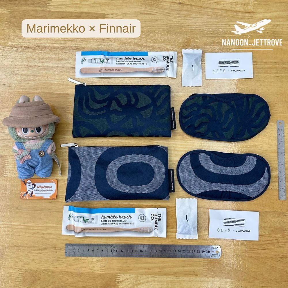 ✨NEW Mari mekko × Finnair Travel Kit | SCANDINAVIAN CHIC | Signature | Authentic