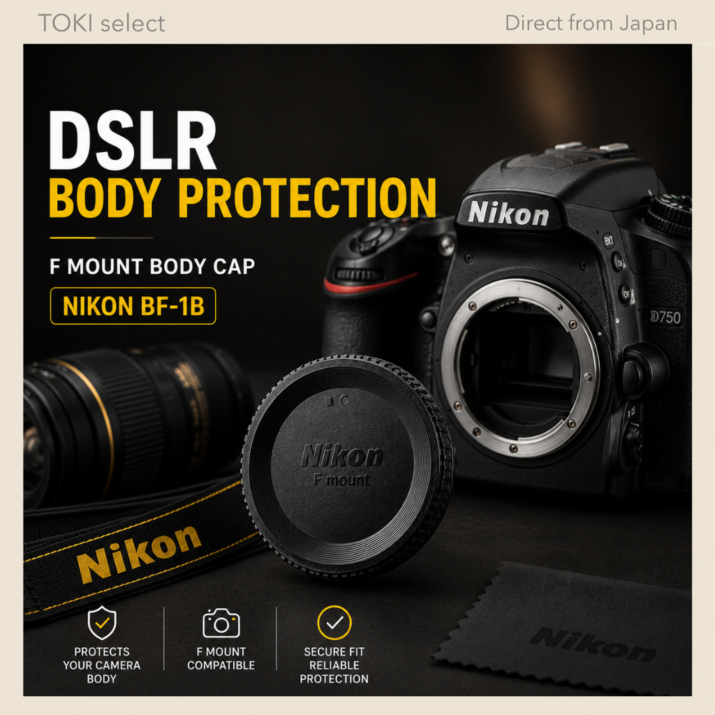 Nikon BF-1B Body Cap for F Mount DSLR Camera Original Nikon Camera Body Protection Cap