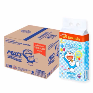 [ยกลัง] รุ่นใหม่ Mild - มายด์ กระดาษเช็ดหน้า ซอฟแพ็ค หนา2ชั้น 170แผ่น (10แพ็ค/ลัง)