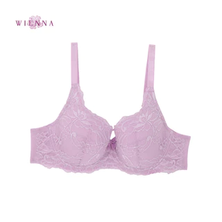 WIENNA Beauty 5 Cup เสื้อชั้นใน CLASSY LACE DB21413 (BigSize) สีดำ สีเนื้อ สีม่วง Rose Lily
