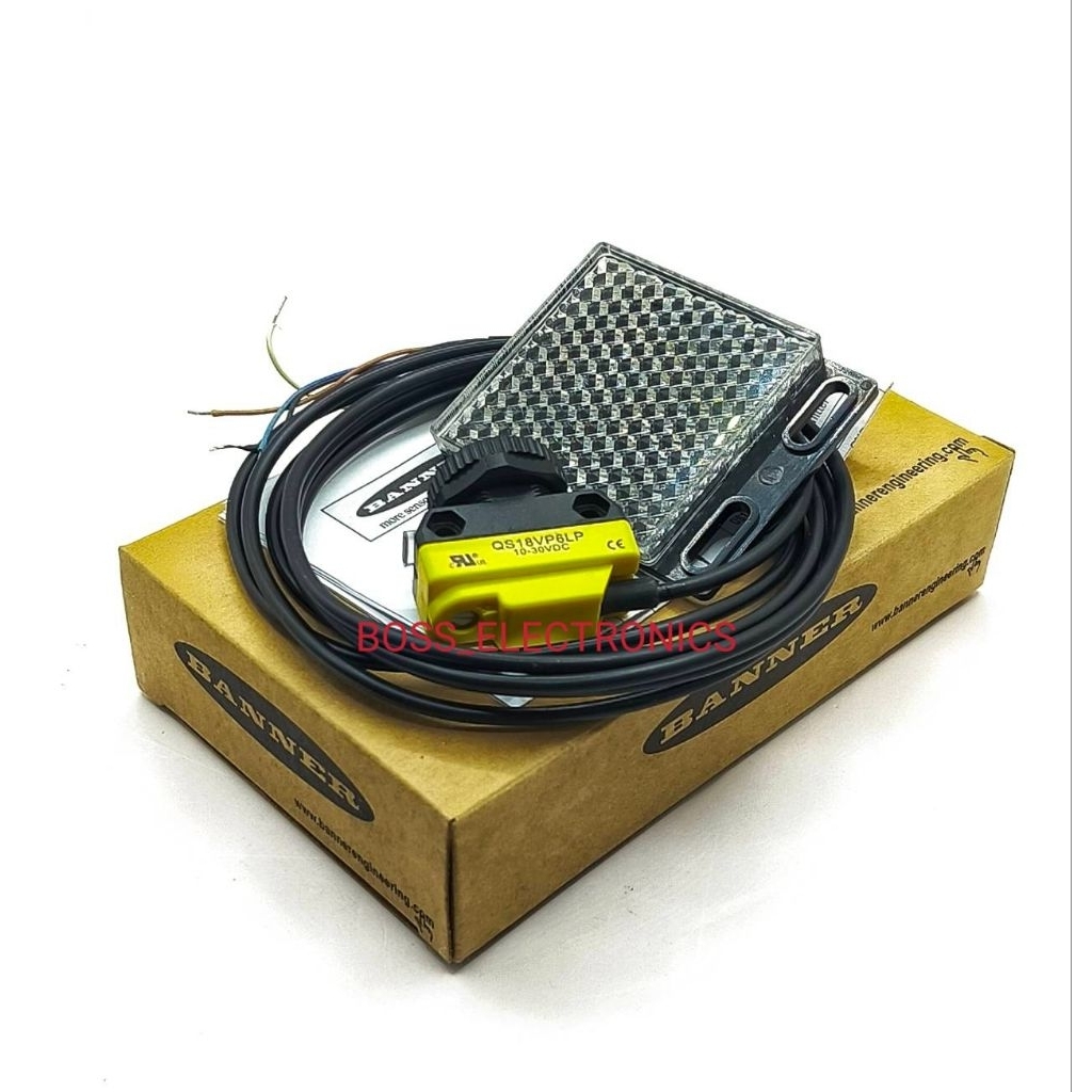 QS18V BANNER QS18VN6LP QS18VP6LP Photoelectric Sensor, Block Sensor, 3.5M Detection Range เซ็นเซอร์จ