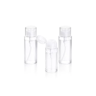 BKKPACK ขวดหัวปั๊มกด PET 100/200ml ขวดแบ่งน้ำยา คลีนซิ่ง พกพา PG14