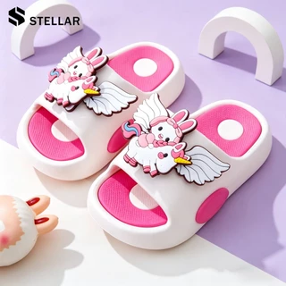 🌸พร้อมส่ง🌸STELLAR รองเท้าแตะสำหรับเด็ก ลายน่ารักๆ พื้นนิ่ม ระบายอากาศ ด้านล่างนุ่มลื่น ขนาด 24-35