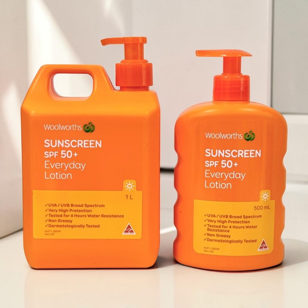 Woolworths กันแดด Everyday Sunscreen SPF50+ จากออสเตรเลีย มีขนาดให้เลือก