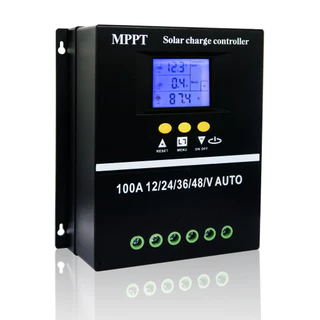 MPPT โซล่าร์ชาร์จเจอร์ Powland 100A โซล่าคอนโทรลเลอร์ 12V-48V Auto สำหรับแบตเตอรี่ลิเธียม แผงควบคุมพลังงานแสงอาทิตย์