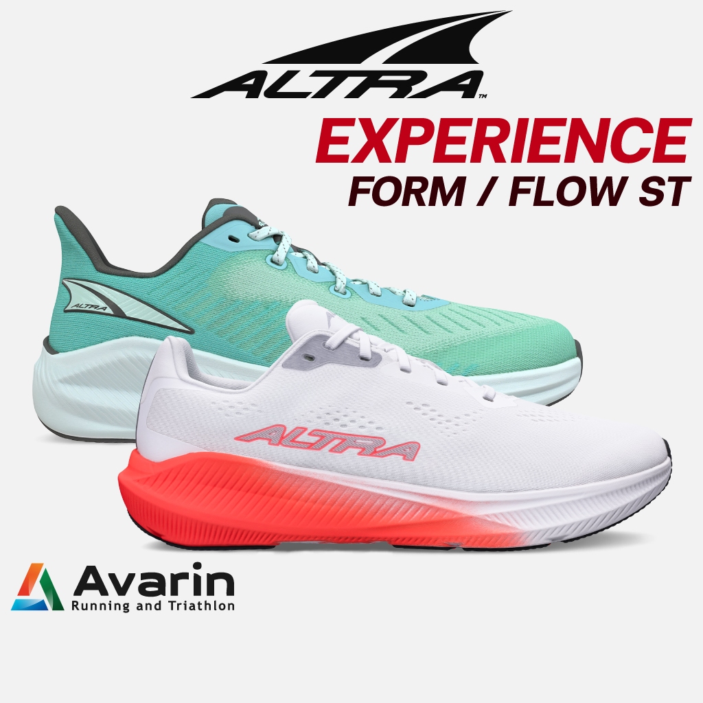 ALTRA Experience Flow ST / Form [Men/Women] (ฟรี! โปรแกรมซ้อม) รองเท้าวิ่งคนเท้าล้ม ซัพพอร์ตปานกลาง นุ่มเด้ง