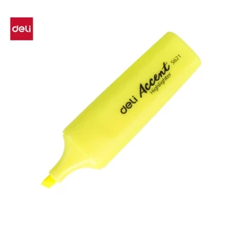 Deli ปากกาเน้นข้อความ Highlighter No.S621 ไฮไลท์โทนสีสะท้อนแสงหัวตัดขนาดเส้น 1-5 มม. (ราคา 1 ด้าม)