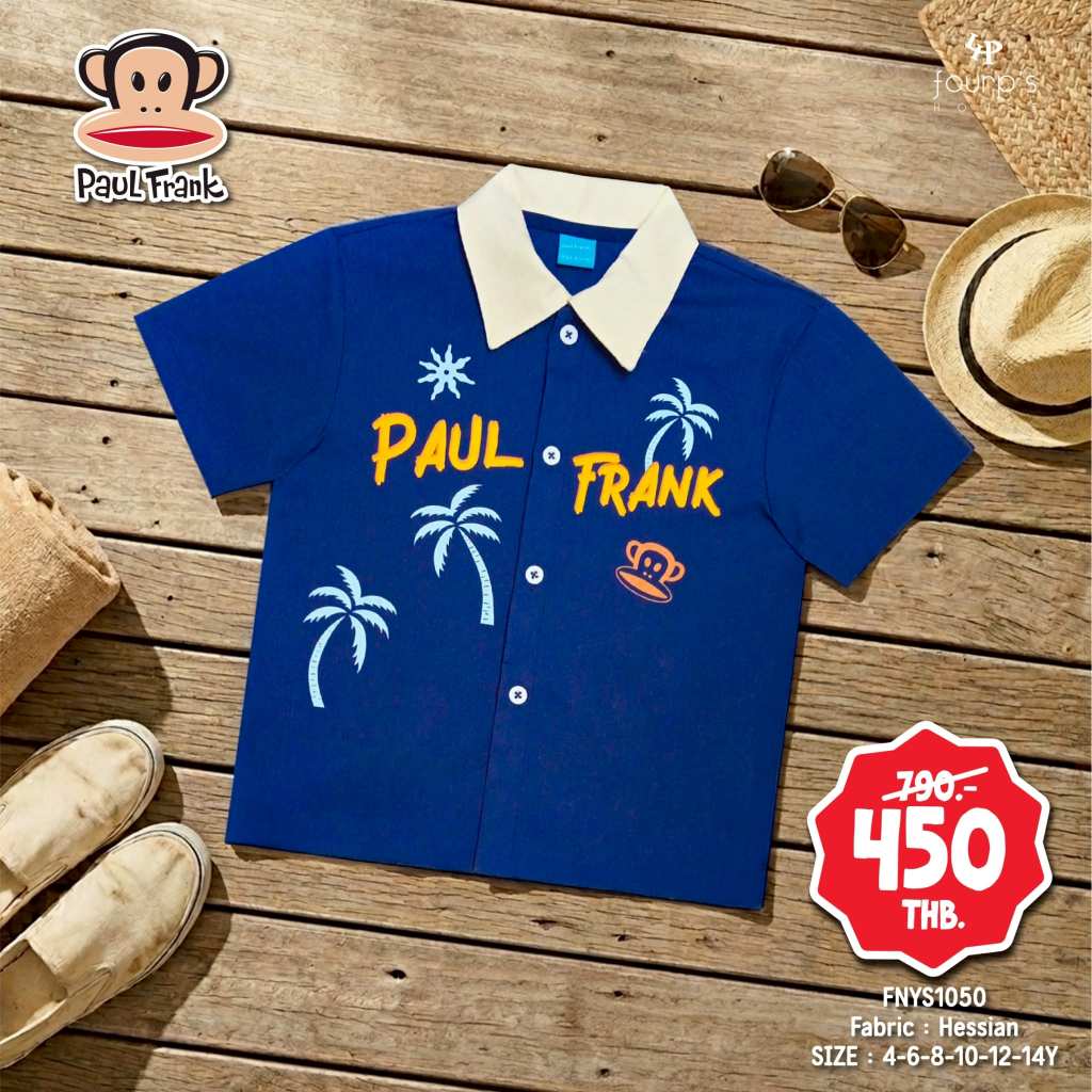 PAUL FRANK : FNYS1050 เสื้อ ลิขสิทธิ์แท้