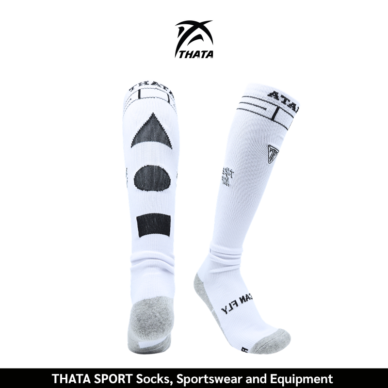 THATA Basketball Afnan TAKE AOF FPS ถุงเท้าบาสเกตบอล ยาวเต็มแข้ง Full Performance Support ความยาวระดับ High Knee
