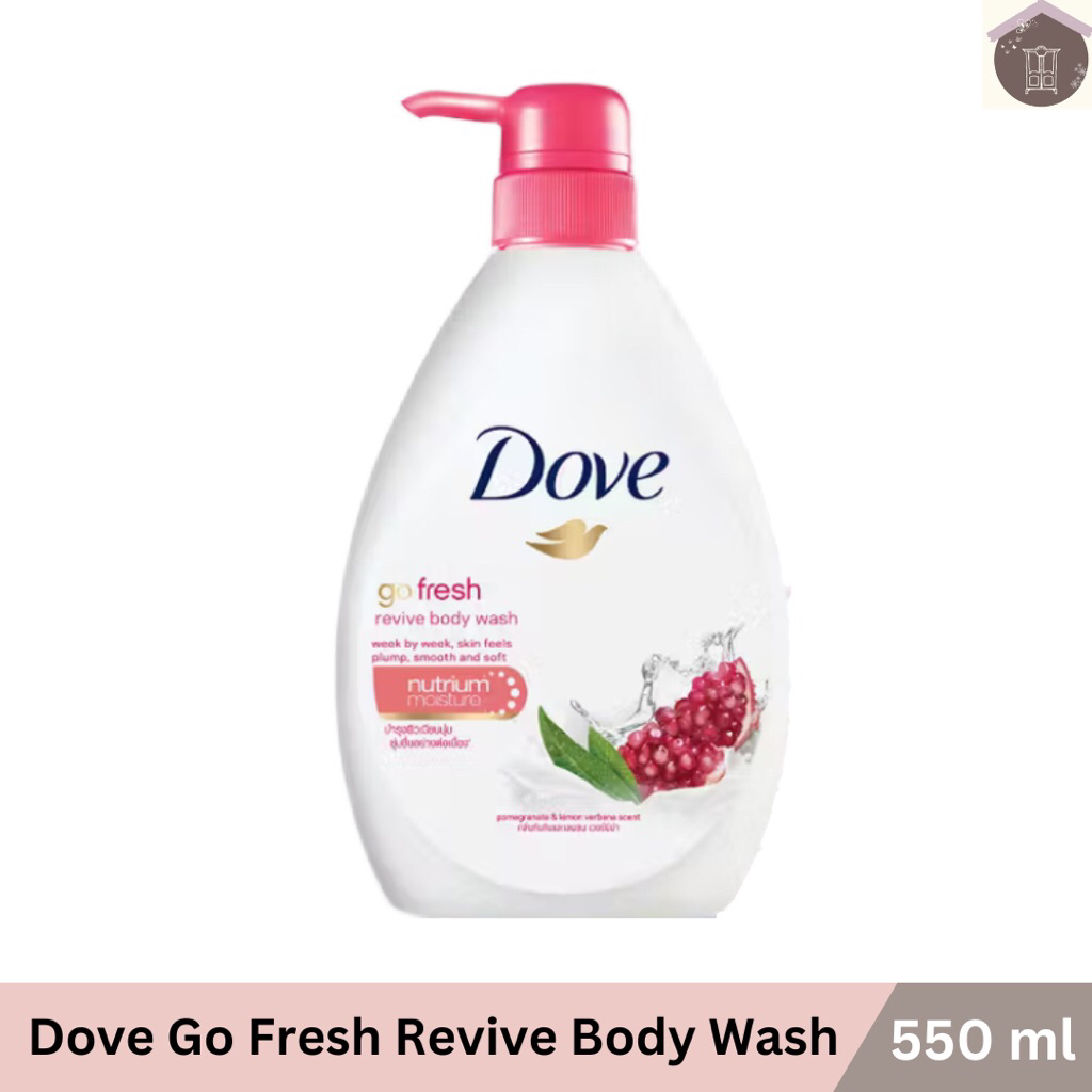 550 มล. Dove Go Fresh Revive Body Wash ครีมอาบน้ำ รีไวว์ นูเทรียม มอยซ์เจอร์