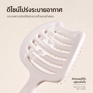 [ใหม่]หวีฟูผมสูงแบบสะอาดตัวเอง สำหรับผู้หญิง ใช้งานที่บ้าน ป้องกันไฟฟ้าสถิตย์ เครื่องตัดผมสไตล์