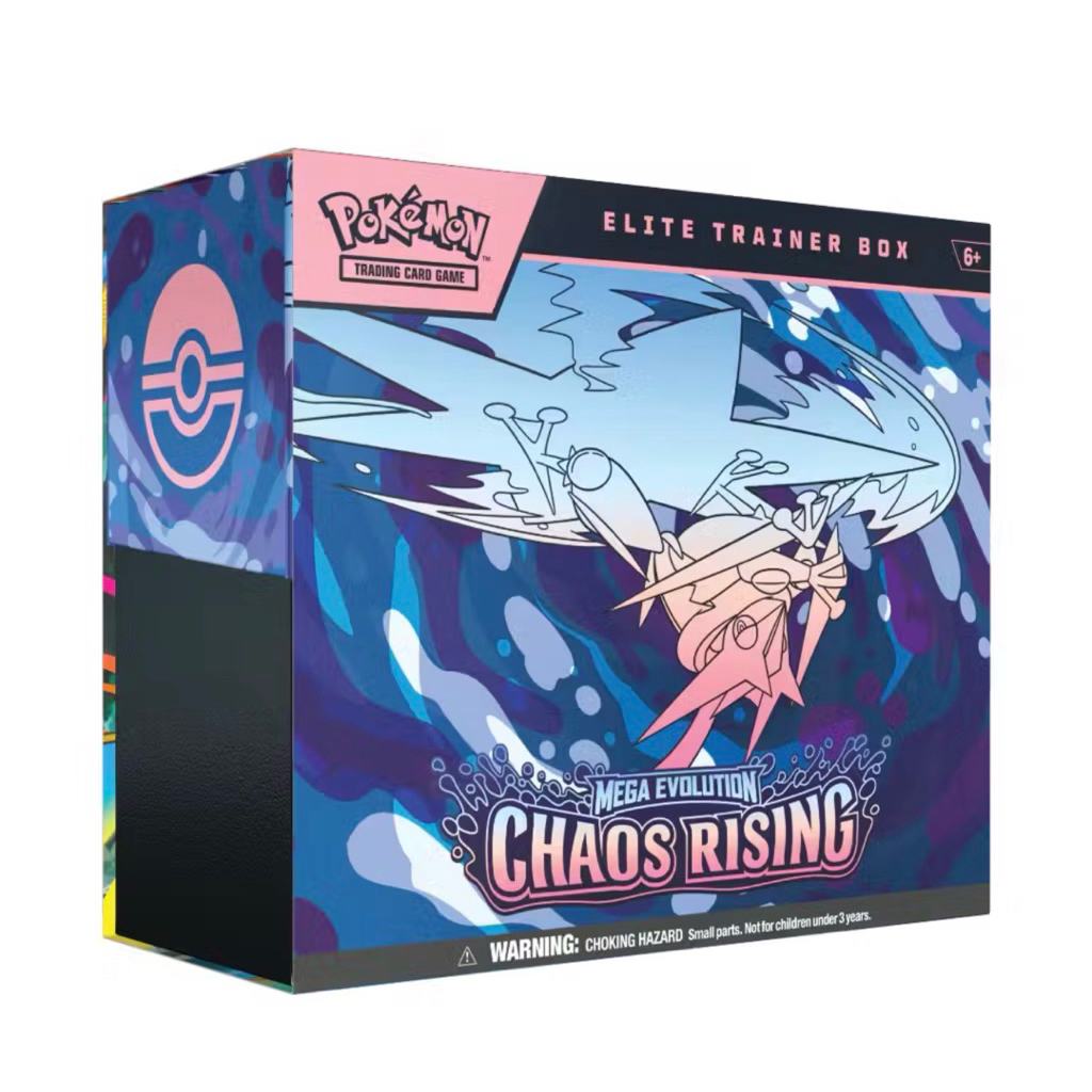 📌พร้อมส่งจากไทย📌 Pokemon TCG: Chaos rising (ETB), Chaos Rising Booster Box Eng Ver. ของแท้ 100% โปเกม่อนการ์ด