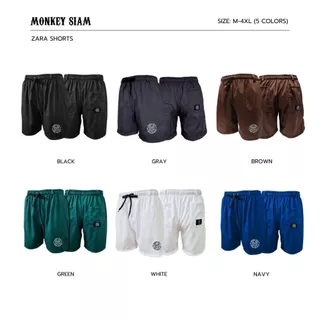 Monkey Siam | Zara Shorts - ขาสั้นซาร่า M-4XL เอว 25-48 กางเกงขาสั้นผู้ชาย เอวยางยืด มีรูเข็มขัด เหนือเข่า