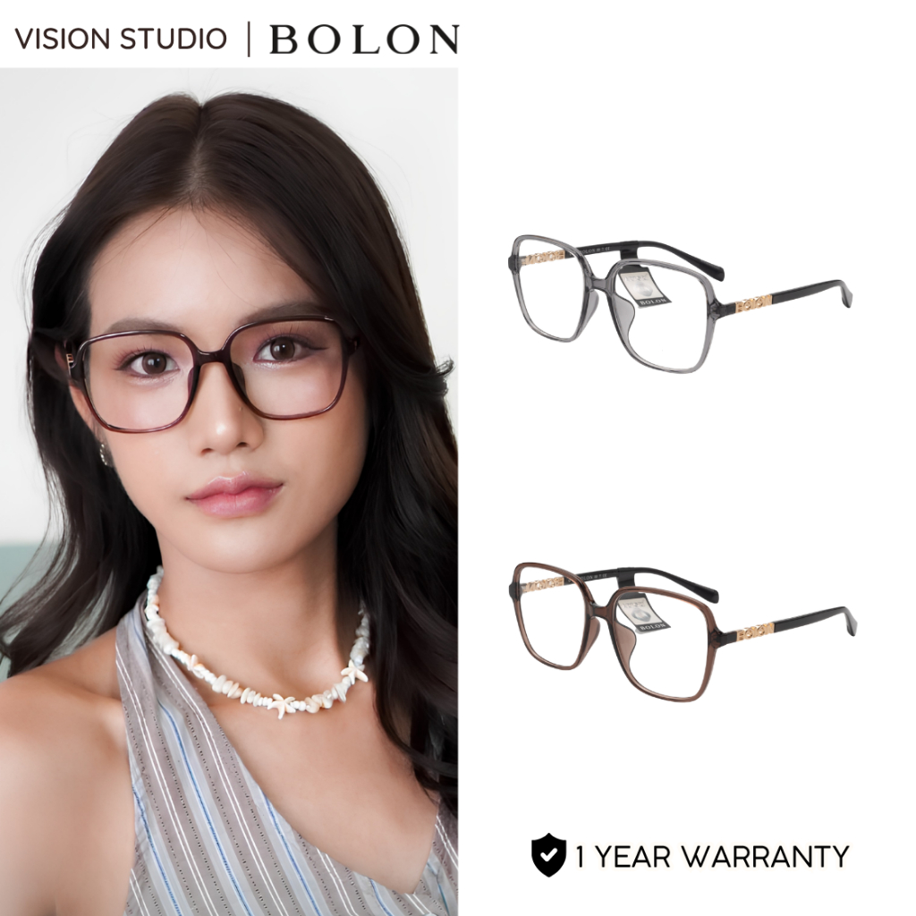 👓แว่นสายตา BOLON รุ่น NAPA BJ5182 รวมทุกสี ของแท้100% รับประกัน 1 ปีเต็ม