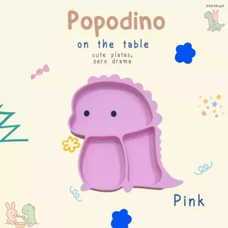 จานซิลิโคนเด็กดูดโต๊ะ Popodino วัสดุFood Grad BPA-Freeใช้ได้ตั้งแต่เด็ก 6 เดือนขึ้นไป