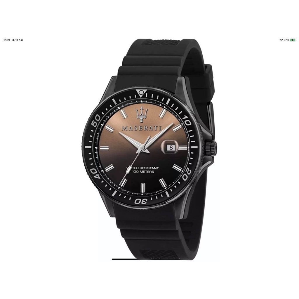 นาฬิกา MASERATI MEN'S R8851140001 SFIDA QUATZ MULTICOLOR DIAL พร้อมกล่อง (ใหม่)