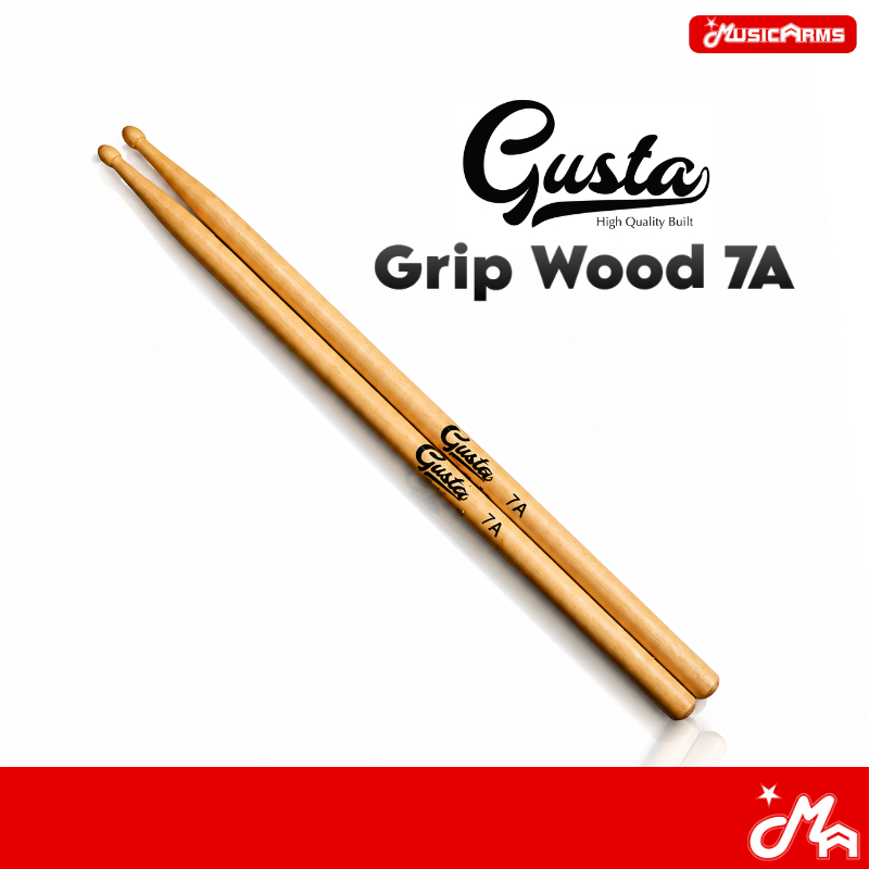 Gusta Grip Wood 7A ไม้กลอง