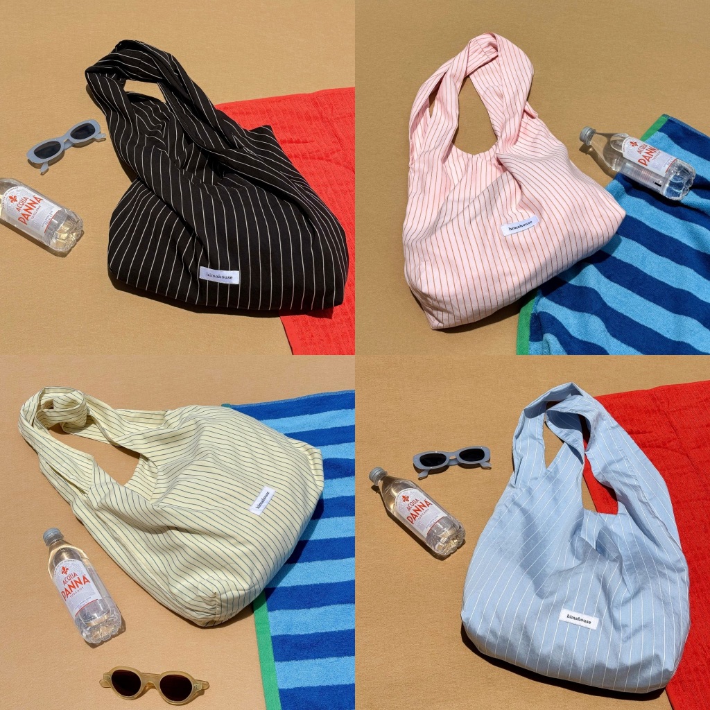 himahouse - Striped Mellow Bag (กระเป๋าผ้าลายทาง)