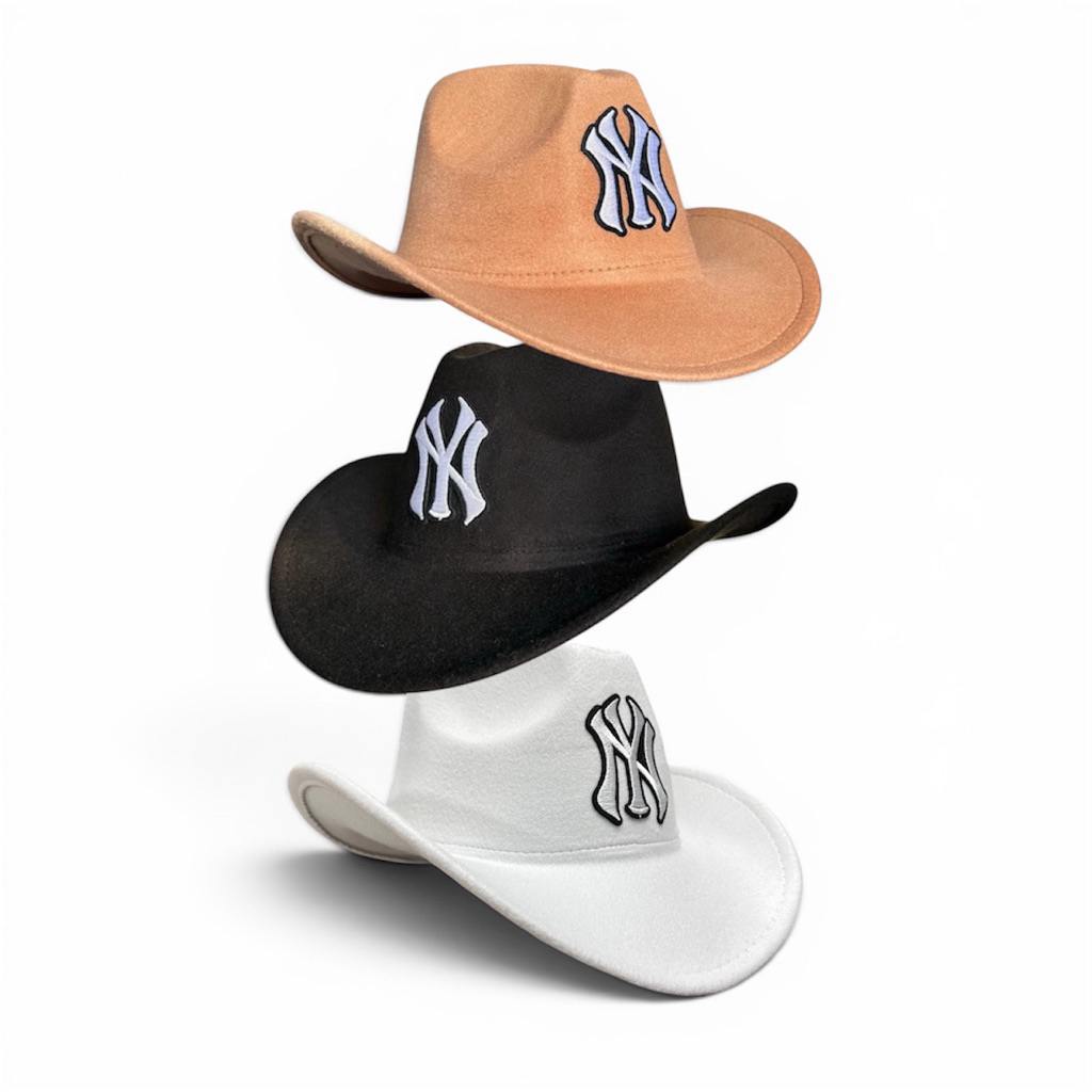หมวกคาวบอย NY [NY COWBOY HAT ]✅ สไตล์ยุควินเทจ