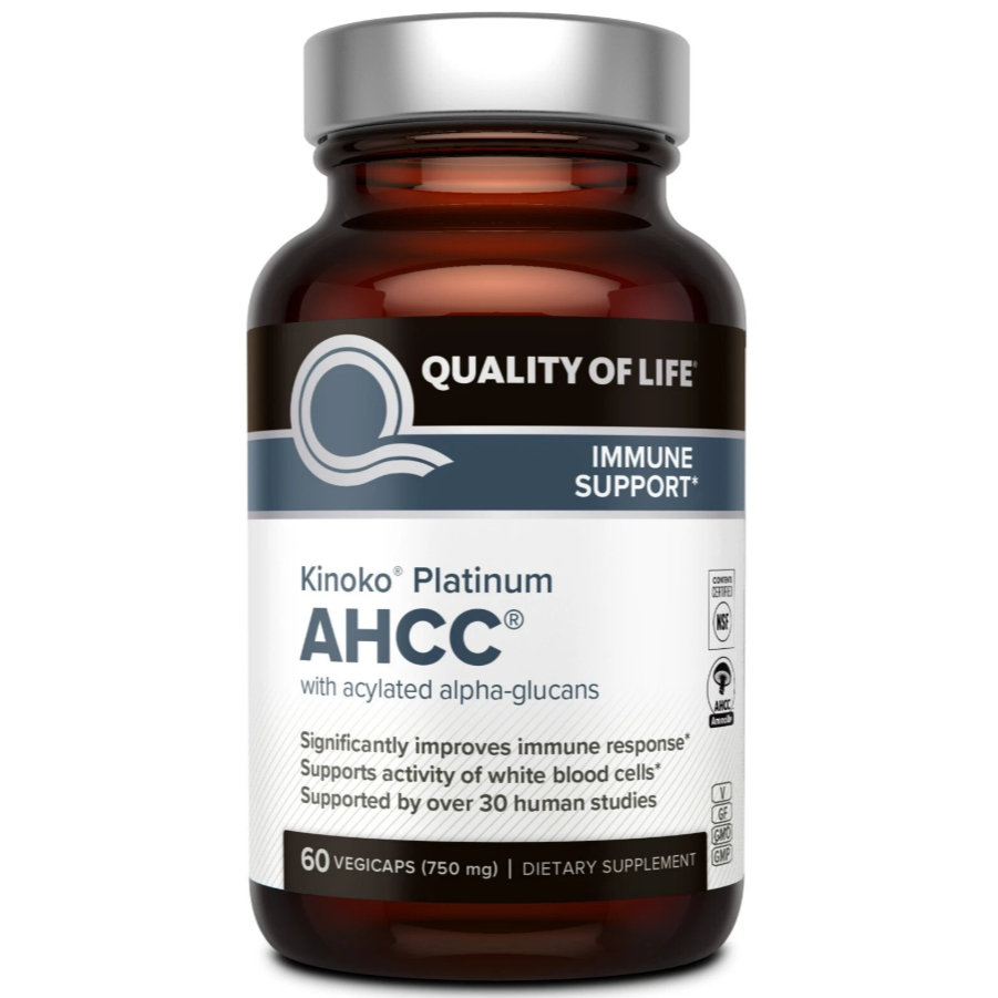 Quality Of Life Kinoko AHCC Platinum 750mg 60 caps