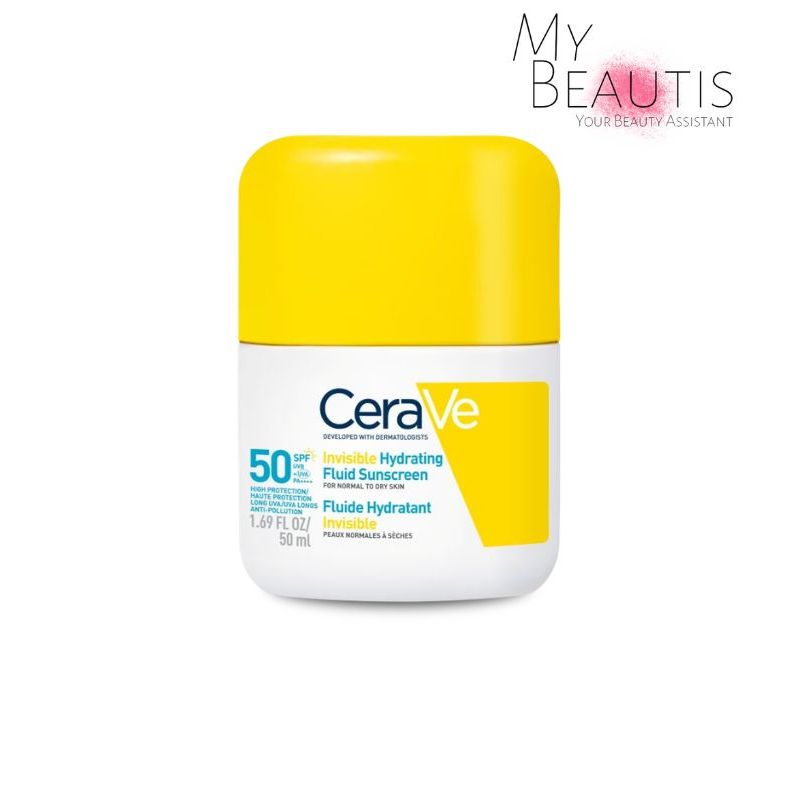 Cerave invisible  hydratant fluid sunscreen#spf50++#50ml