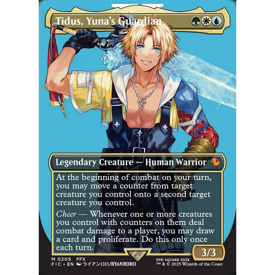 [Final Fantasy Commander] - (FIC) - (M) - [Borderless] - [Tidus, Yuna's Guardian] - [2025] - (052026)