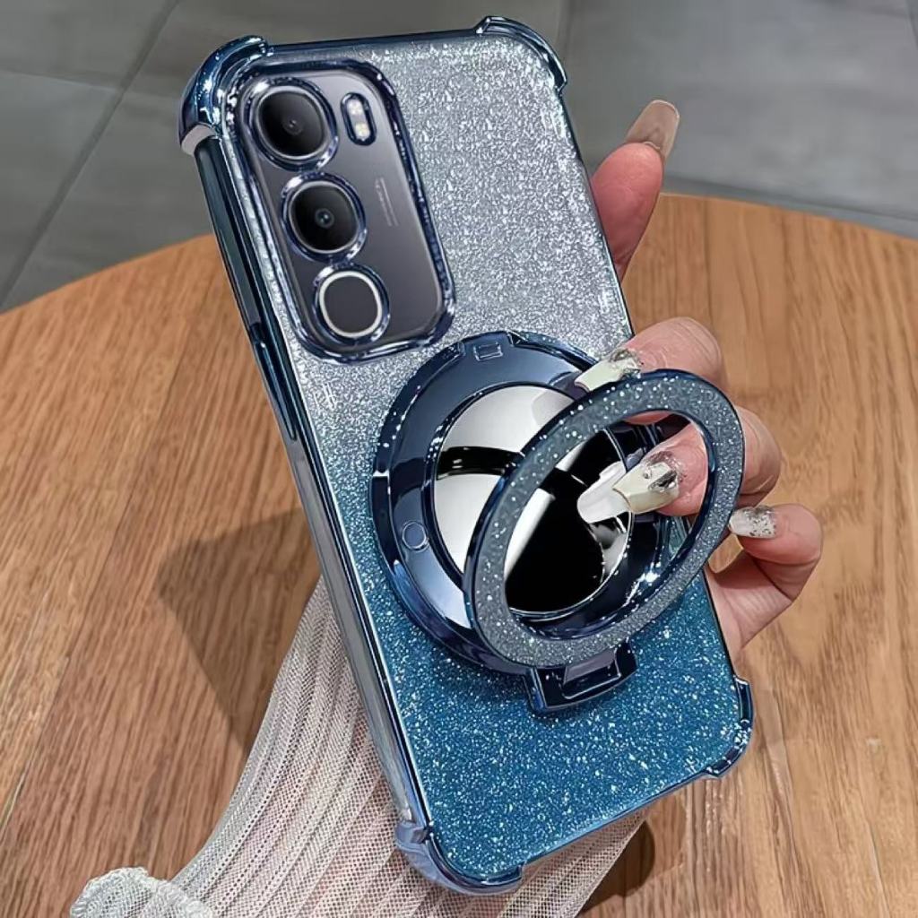 เคสใส กันเลนส์กล้อง สำหรับVivo Y21D Y31 5G Y04S Y04 Y19S Y29S Y200 Y29 Y39 Y28 4G ขอบสี Case TPU กันกระแทก