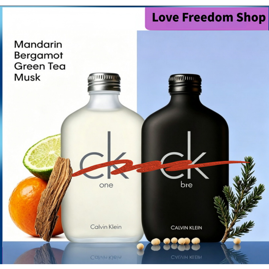 น้ำหอมแท้ CK One & CK Be EDT 100ml ✨ กลิ่นหอมสดชื่น Unisex มินิมอล ผ่อนคลายสไตล์ธรรมชาติ Calvin Klein