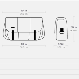 ของแท้ 100% Timbuk2 Catapult Sling 2.0 Black - กระเป๋าสะพายข้าง ใส่ iPad 11"