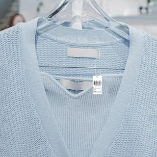 ป้ายบาร์โค้ดกระดาษ รุ่น500ใบ ป้ายราคา price tag ป้าย ป้ายกระดาษห้อยเสื้อ เขียนราคา แบบบาร์โค๊ด