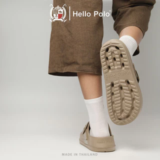 Hello Polo รองเท้าแตะผู้ชาย เบาสบาย กันลื่นและทนทาน วัสดุ EVA แฟชั่นฤดูร้อน รองเท้าแฟชั่นลําลอง UNISEX รุ่น HP8034A