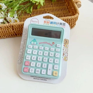 เครื่องคิดเลข ลาย Sanrio ขนาด 12×9.3×1.5 cm หน้าจอแสดงผล 10 digits มีแบตเตอรี่มาให้ในตัว (LR1130)ราคา 149​ บาท
