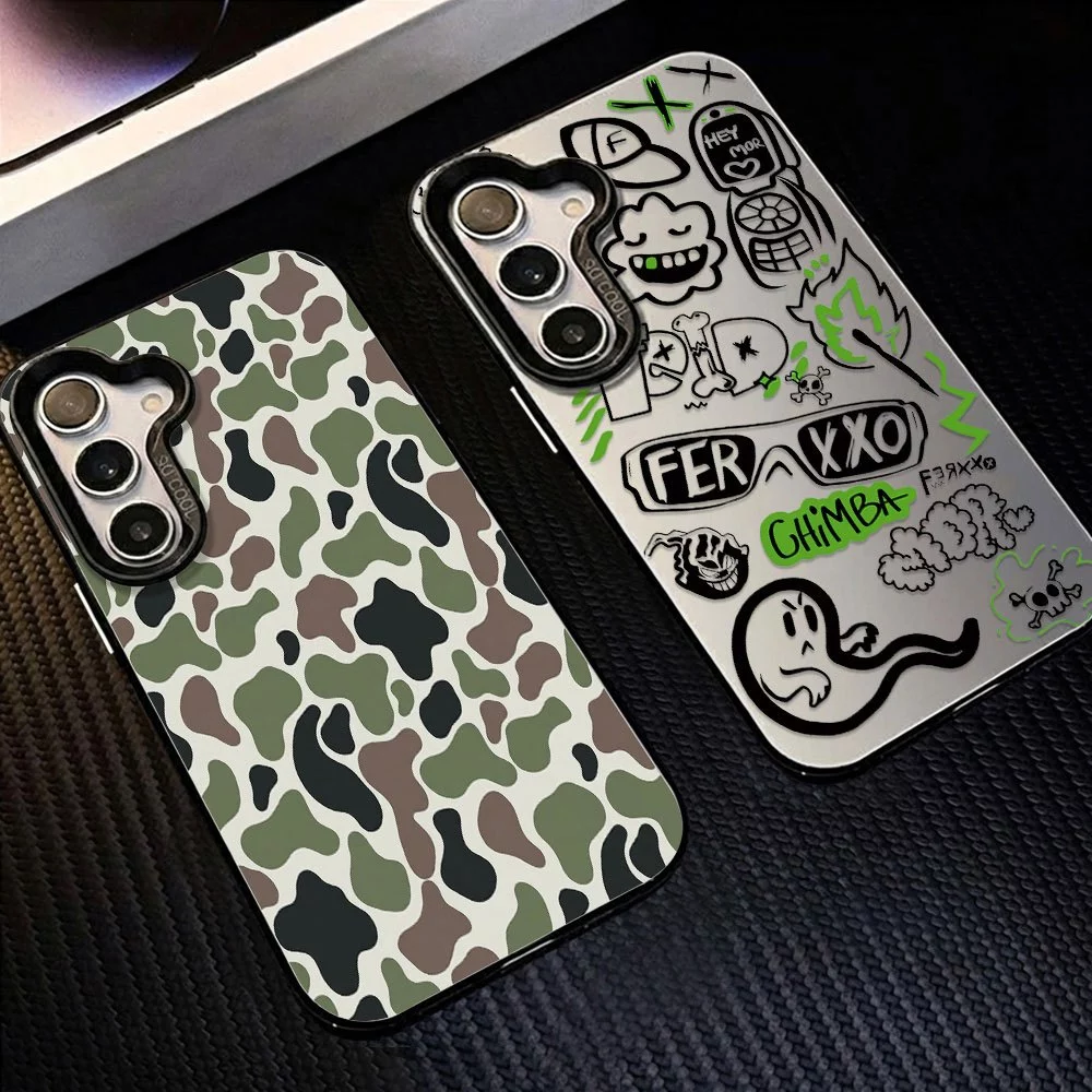ลายพราง IMD เคส For Samsung A57 A17 A07 A56 A36 A55 A06 A05S A15 A35 A54 A26 เคสโทรศัพท์ เคสมือถือ