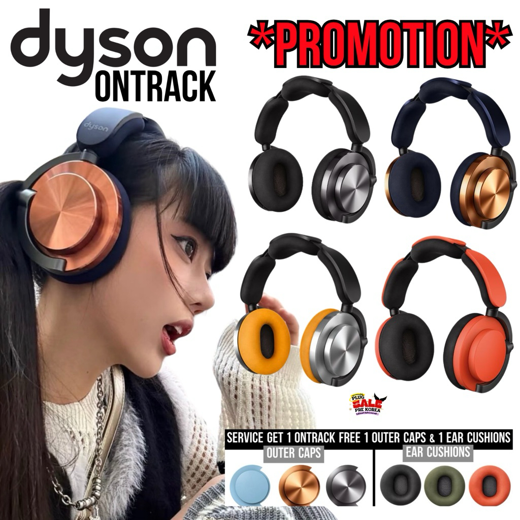 [🇰🇷Preorder สอบถามก่อนสั่งซื้อ] หูฟัง Dyson OnTrack เซอร์วิสฟรี‼️ 1 outer caps & 1 Ear cushions ‼️(ส
