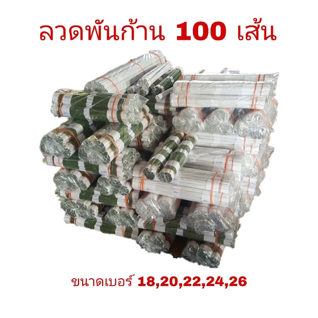 ⚡ถูกที่สุด⚡ลวดพันก้าน 100 เส้น สีเขียว สีขาว ยาว12นิ้ว ลวดทำดอกไม้ ลวดทำดอกไม้ปลอม ลวดทำดอกไม้ประดิษฐ์ งานdiy