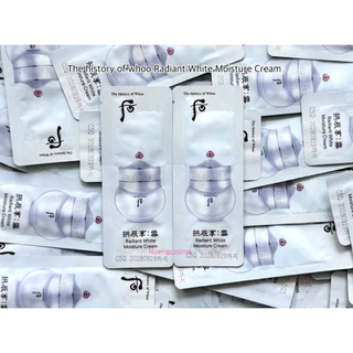 🟡(Cream บำรุงผิวหน้า)(ขนาด 1ml)Radiant White Moisture Cream