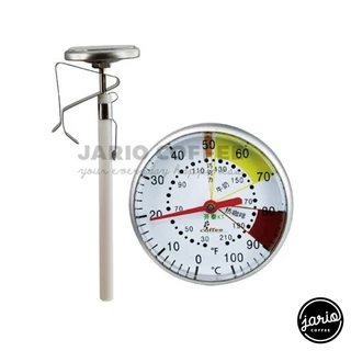 Jario ที่วัดอุณหภูมิกาแฟ สแตนเลส 0-100°C เทอโมมิเตอร์ Coffee Thermometer