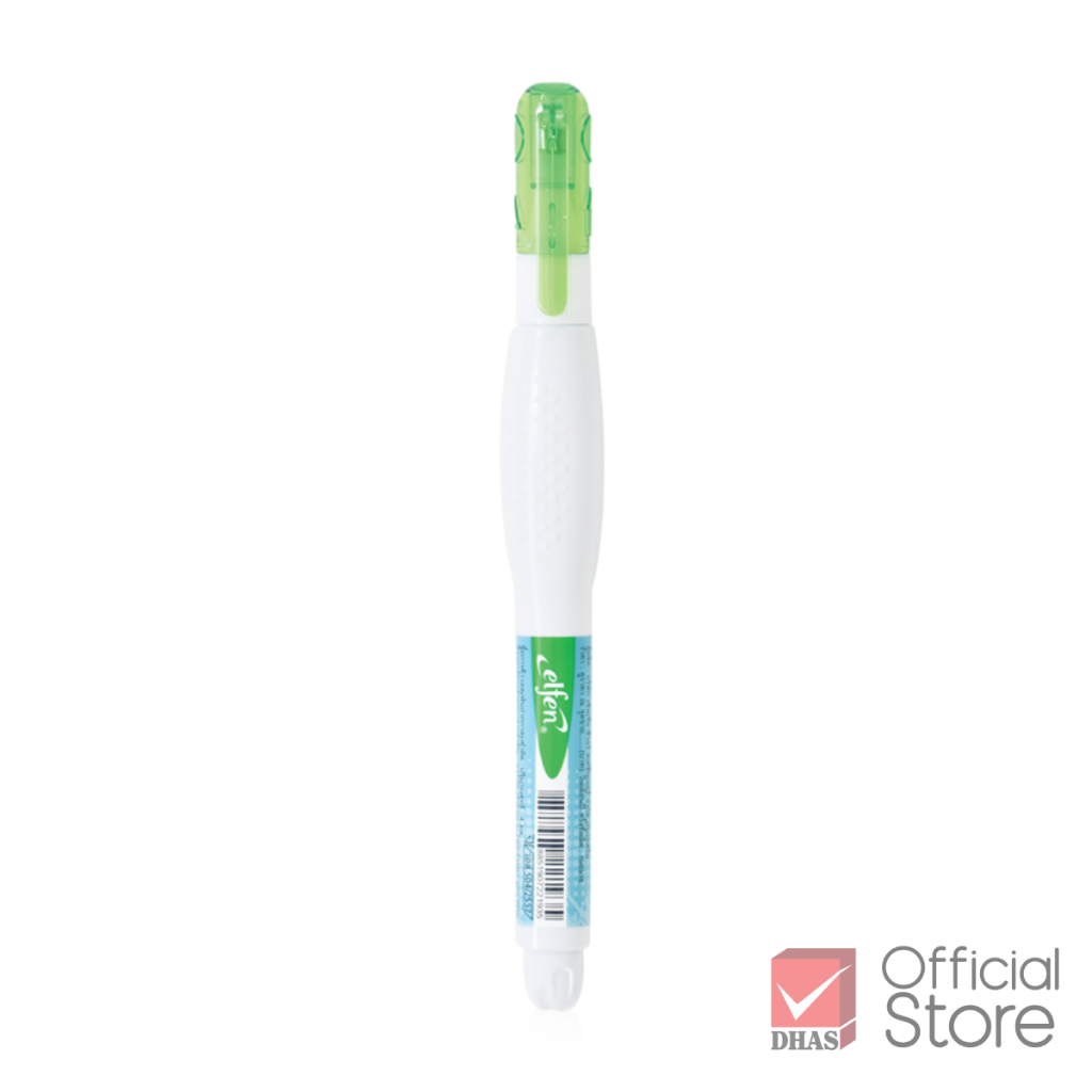 Elfen ปากกา ปากกาลบคำผิด 4 มล. สีฟ้า จำนวน 1 ด้าม