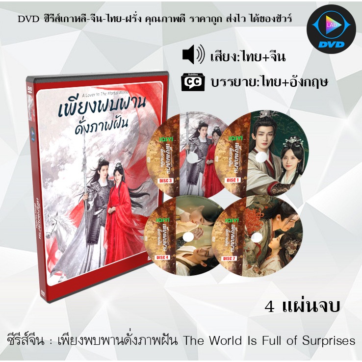 DVD ซีรีส์จีน เพียงพบพานดั่งภาพฝัน The World Is Full of Surprises  : 4 แผ่นจบ (พากย์ไทย+ซับไทย)