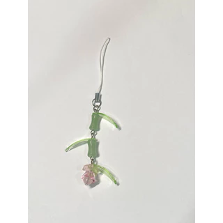 สายห้อยโทรศัพท์ลายดอกบัวสุดฮอตฮิต 🪷 lotus flower phone charm ••