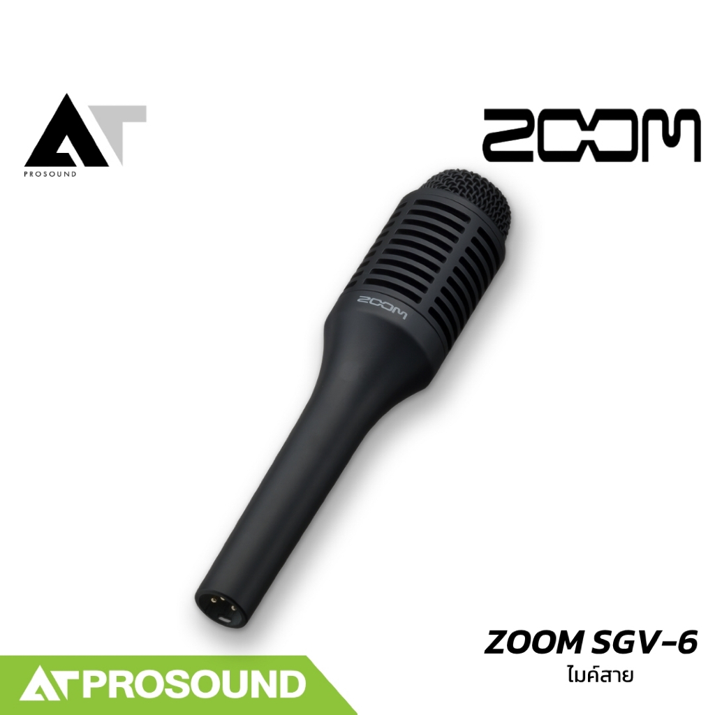 ZOOM SGV-6 Vocal Shotgun Microphone ไมค์ร้องเพลง Supercardioid สำหรับ V3 V6 AT Prosound