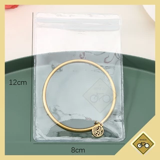 ถุงซิปล็อก PVC ใส 20ชิ้น ถุงเก็บเครื่องประดับ ปิดผนึก กันฝุ่น สำหรับสินค้าชิ้นเล็ก สร้อยคอ สร้อยข้อมือ ต่างหู