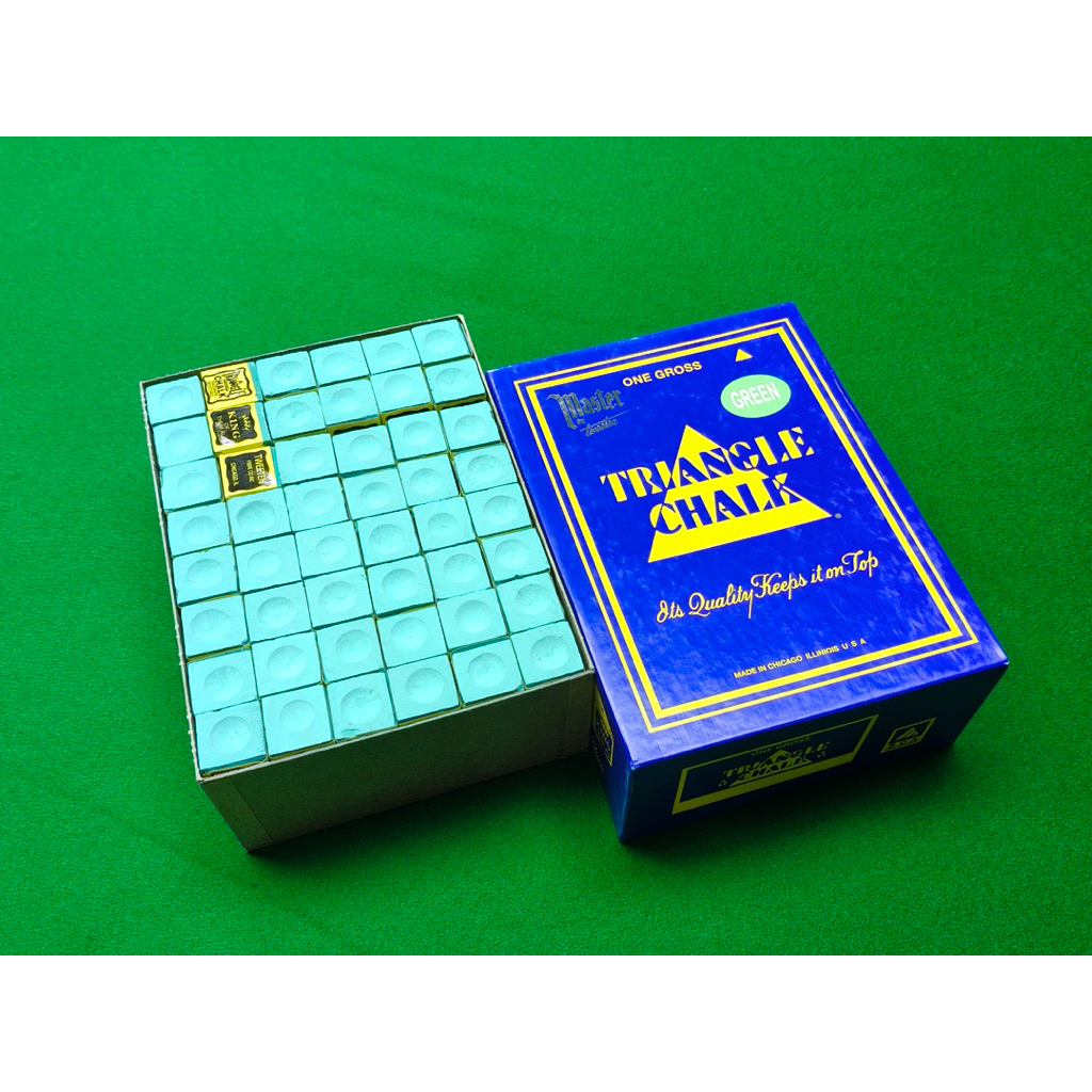 ชอล์กฝนหัวคิว Triangle Chalk ช็อค ของแท้100%  ราคาต่อก้อน