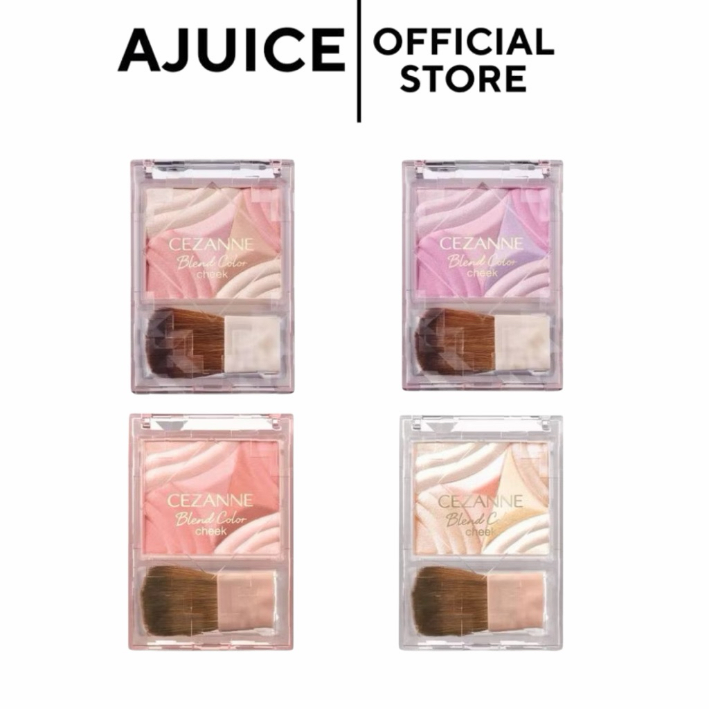 🇯🇵Cezanne เซซาน เบลนด์ คัลเลอร์ ชีค บลัช 4.5ก. มี3สี blend color cheek