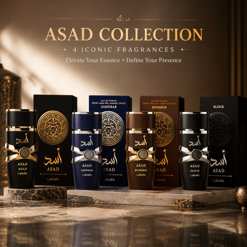 Lattafa 4กลิ่น Asad/Zanzibar/Bourbon/Elixir Perfume For Men 100ml EDP