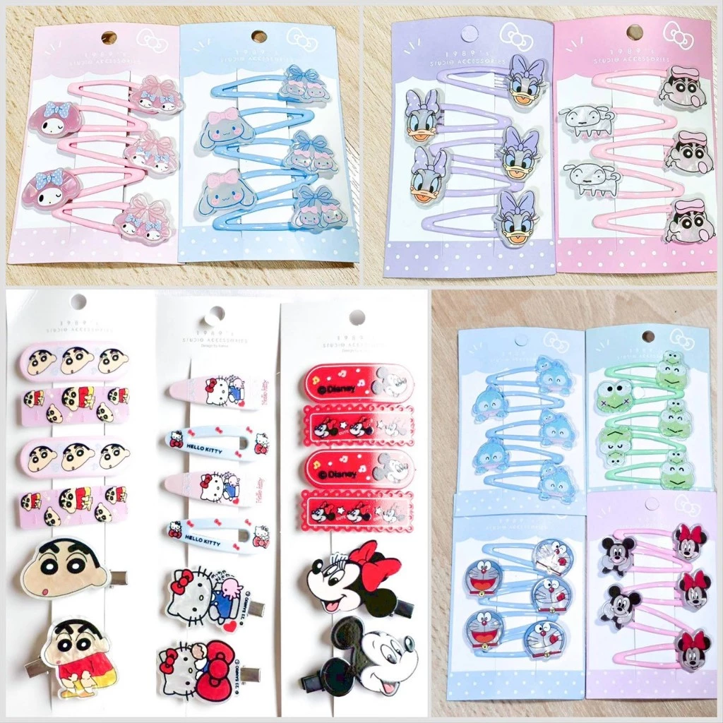 กิ๊ฟ กิ๊บ ติดผมหมี ตัวการ์ตูน น่ารักมาก ลายกำลังฮิต พร้อมส่ง (ถ่ายจากงานจริงนะคะ)