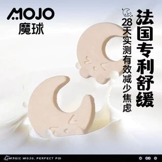 (เวอร์ชั่นใหม่เท้าขาว)Mojo - Good Night Abebe Cat Treat ขนมแมวลดเครียดแมว สูตรผ่อนคลาย หลับสบาย 40g